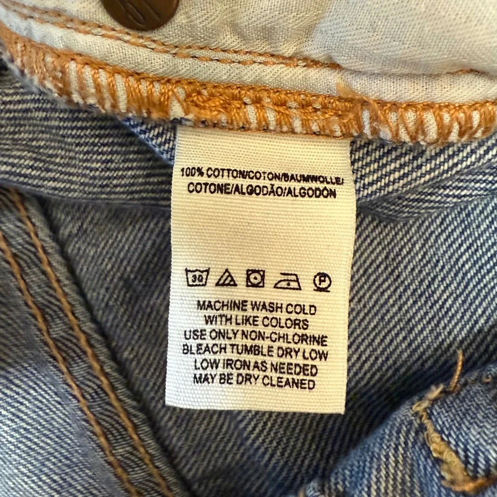 We The Free Shorts Womens 25 Byron Bay Cut‎ Off Heavy Distressed Destroyed Denim